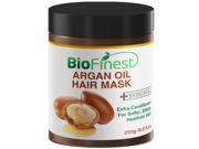 Biofinest Argan Oil Hair Mask with 100% Organic Jojoba Oil Aloe Vera Keratin Deep Conditioner for Dry Damaged Color Treated Hair 250g