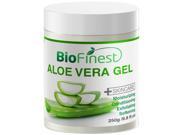 Biofinest Aloe Vera Gel Absorb Fast No Sticky Residue Best Moisturizer For Sun Burn Eczema Insect Bites Dry Damaged Aging skin 250g
