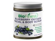 Biofinest Blueberry Oxygen Facial Scrub with Aloe Vera Amino Acids Vitamin C Essential Oils Best Antioxidants For Anti Aging 250g