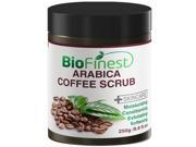 Biofinest Arabica Coffee Scrub Best For Varicose Veins Cellulite Stretch Marks Eczema Acne Moisturizer and Exfoliator 250g