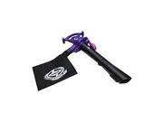 Sun Joe SBJ605E 14Amp 6 Speed Electric Blower Mulcher w Metal Impeller Purple