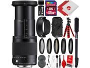 Sigma 18 300mm F3.5 6.3 Contemporary DC MACRO OS HSM Lens for Canon DSLR Cameras w 32gb Pro Photo and Travel Bundle