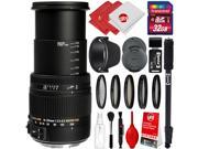 Sigma 18 250mm F3.5 6.3 DC MACRO HSM Lens for Sony A Mount DSLR Cameras w 32gb Essential Photo and Everyday Bundle