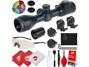 UTG 3 9X32 1 36 Color Mil dot BugBuster Tactical Rifle Scope w Crossfire Glasses and Optical Cleaning Kit SCP M392AOIEWQ