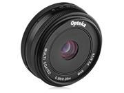UPC 842984103755 product image for Opteka 28mm f/2.8 HD MC Manual Focus Prime Lens for Canon EF-M Mount APS-C Digit | upcitemdb.com