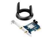 ASUS PCE-AC55BTB1 Networking Card Ac1200 Dual-Band Pci Express Wi-Fi Adapter With Bluetooth 4.2 Retail ASUS PCE-AC55BTB1 Networking Card Ac1200 Dual-Band Pci Express Wi-Fi Adapter With Bluetooth 4.2 Retail