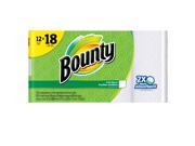 Bounty Paper Towels White Giant Rolls 12 ct