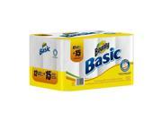 Bounty Basic Paper Towel Large Roll Strong 12 Rolls = 15 Rolls