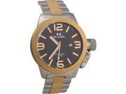 Tw Steel Cb136 Men s Canteen Automatic Two Tone Stainless Steel Black Dial Watch