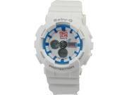Casio Baby G 44 mm White Dial Resin Ladies Watch BA1207B