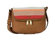 Fossil Preston Small Flap Multicolor Beige Leather Women s Handbag ZB6811678