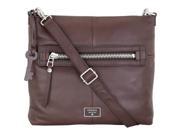 Fossil Dawson Top Zip Brown Leather Women s Handbag ZB6708206