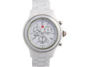 Michele Women s MWW17B000002 Stainless Steel Analog White MOP Dial Watch