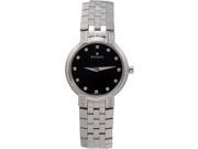 Movado Women s 605586 Faceto Stainless Steel Watch with Diamonds