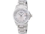 Longines Conquest MOP Diamond Dial Stainless Steel Ladies Watch L32810876