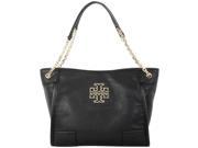 Tory Burch Britten Black Leather Tote Ladies Handbag 29875001