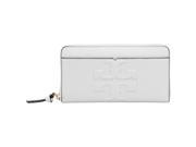 Tory Burch Bombe T White Leather Ladies Wallet 21169063261
