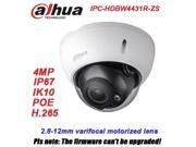 Dahua H2.65 IPC HDBW4431R ZS IP Camera 2.8mm ~12mm varifocal motorized lens 4MP IR50M with sd Card slot POE network camera
