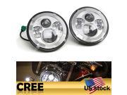 Addmotor 7 90W Daymaker CREE LED Projection Headlight Jeep JK Wrangler Applications