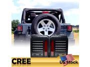 Addmotor Smoke CREE LED Reverse Rear Brake Tail Lights Lamps Jeep Wrangler JK 07 16