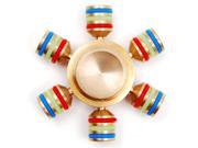 Addmotor 2017 Newest  Toy Brass Hand Finger Spinner Fidget Toy Desk Focus EDC Toy For Kids/Adults