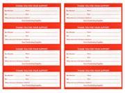 8 Security Seals Labels for Charity Money Collection Boxes Red