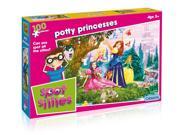 Gibsons Spot The Sillies Potty Princesses Jigsaw Puzzle 100 Pieces