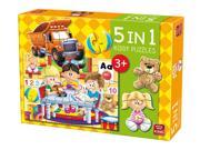 King Toys 5 in 1 Kiddy Jigsaw Puzzles 2 12 Pieces