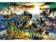 Schmidt Playmobil Pirate Island Jigsaw Puzzle with Playmobil Pirate Toy 150 Pieces