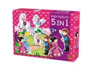 King Princess 5 in 1 Kiddy Jigsaw Puzzles 4 12 Pieces