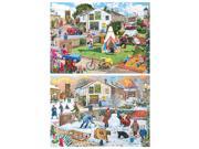 Gibsons Wigwams Woolly Hats Jigsaw Puzzle 2 x 500 Pieces