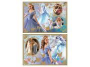 Disney Cinderella Gold Foil 2 in 1 Jigsaw Puzzles 50 70 Pieces