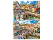 Gibsons Then And Now Jigsaw Puzzle 2 x 500 Pieces