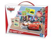 King 3 in 1 Games and Jigsaw Puzzles Disney Pixar Cars