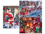 Falcon Deluxe Christmas Collection 3 3 in 1 Jigsaw Puzzles 3 x 1000 Pieces
