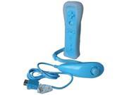 Remote and Nunchuck Controller For Nintendo Wii Blue