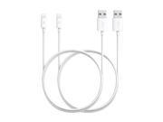 [Apple MFi Certified] [2 Pack] Anker 3ft 0.9m Premium Lightning to USB Cable with Ultra Compact Connector Head for iPhone iPod and iPad White