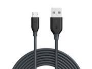 Anker PowerLine Micro USB 10ft Charging Cable with Aramid Fiber and 10000 Bend Lifespan for Samsung Nexus LG Motorola Android Smartphones and More Gr