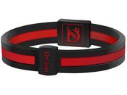 Reversible Negative Ion Wristband Black Red Size XS