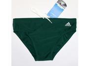 Adidas Infinitex 3 Stripes Swim Brief for Men Teens Dark Green Size 32