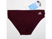 Adidas Infinitex 3 Stripes Swim Brief for Men Teens Maroon Size 32
