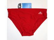 Adidas Infinitex 3 Stripes Swim Brief for Men Teens Crimson Size 32