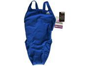 Adidas 3 Stripes Kids Teen Girls Swimsuits Collegiate Royal Size 26