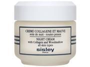 Sisley Night Cream with Collagen and Woodmallow All Skin Types 50 ml 1.6 oz