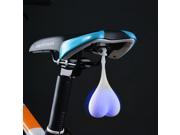 Jieyuteks Creative Outdoor Sports Cycling Bicycle Mountain Bike Taillight Waterproof Silicon Rear Lights LED Bike Tail Light Safety Light Heart Shape Flashing L