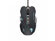 Jieyuteks G5 Wired Gaming Mice 9D Keys 3200DPI Optical Wired USB Gaming Mouse Programmable Computer Laptop Mice with Vibration LED Breathing Light