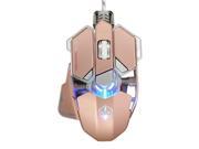 LUOM Wired Computer Gaming mice 4000 DPI 10 Buttons LED Optical USB Wired Professional Gaming Mouse Mechanical Game Mice Support Macro Programming