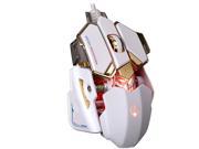 LUOM Wired Computer Gaming mice 4000 DPI 10 Buttons LED Optical USB Wired Professional Gaming Mouse Mechanical Game Mice Support Macro Programming