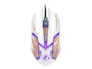 Jieyuteks V6 Professional Wired Gaming Mouse 3200DPI 6 Buttons Optical USB Wired Computer Mouse Gaming Mice with LED Colorful Lights For Pro Gamer