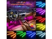 Jieyuteks 4pcs Car RGB LED Strip Light LED Strip Lights 16 Colors Car Styling Decorative Atmosphere Lamps Car Interior Light With Remote Jieyuteks 4pcs Car RGB LED Strip Light LED Strip Lights 16 Colors Car Styling Decorative Atmosphere Lamps Car Interior Light With Remote